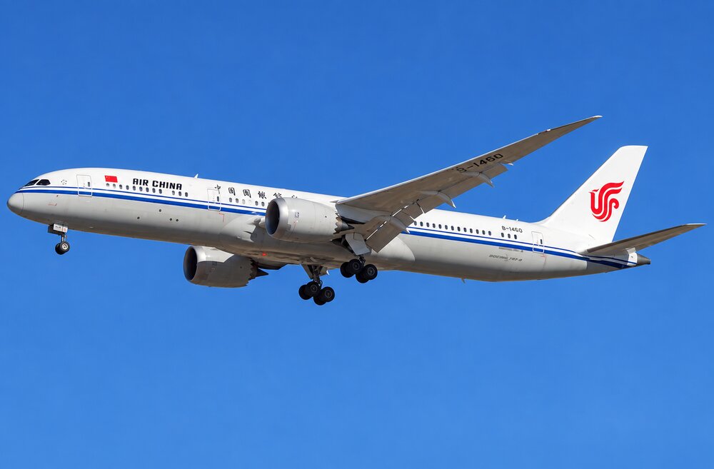 Avião de carga Air China - transporte aéreo internacional Vitimpex